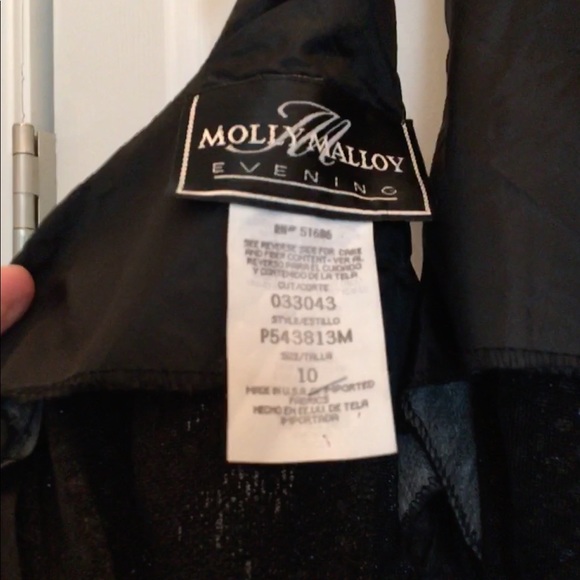 Black double-layered lace and sequins maxi dress - Picture 8 of 16